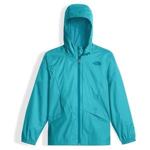Aqua North Face Girls Zipline Jacket